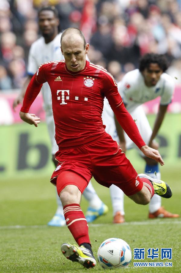  霍芬海姆主场大胜德甲提升排名逼近前四行列  